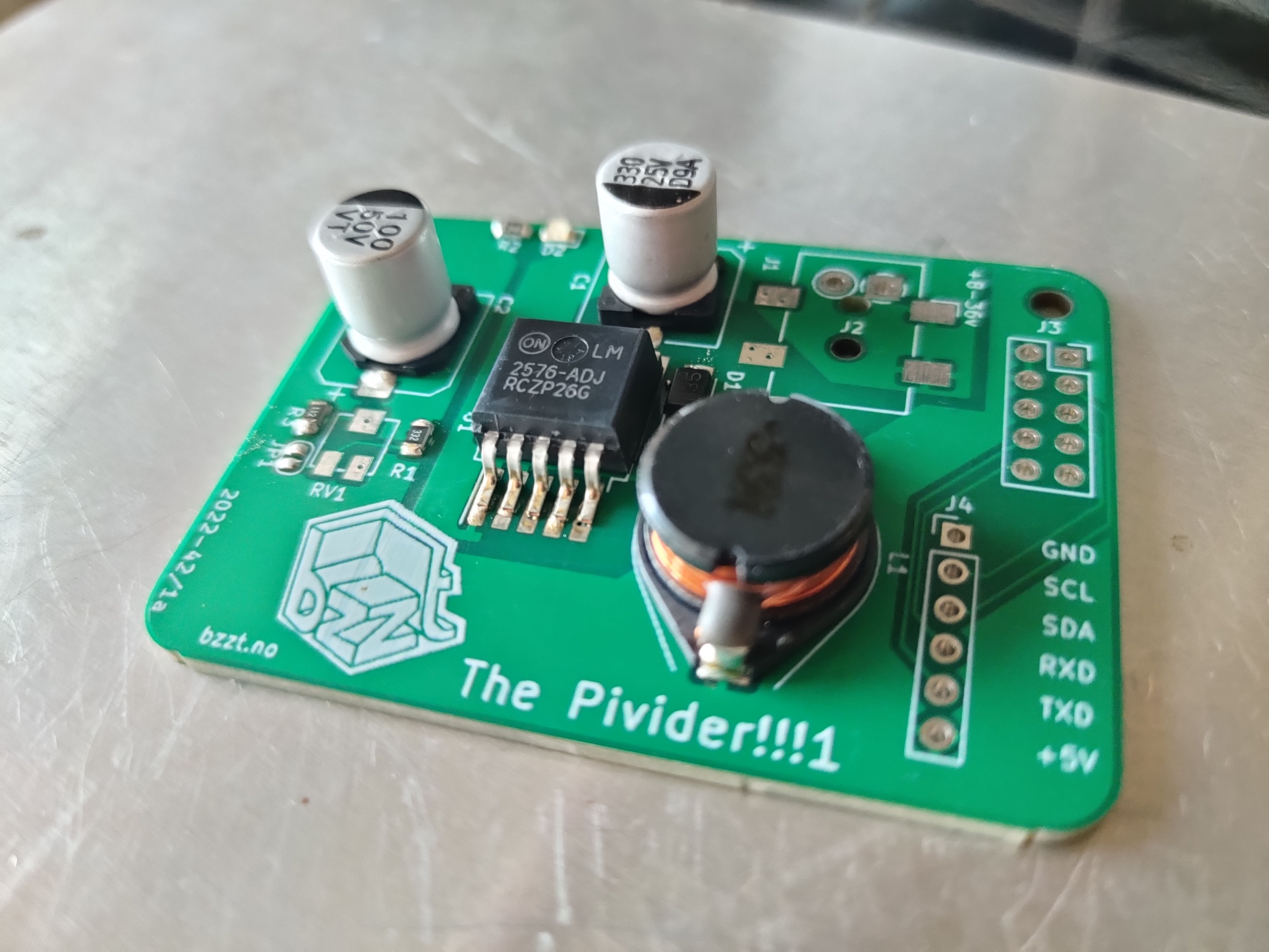 PCB soldered
